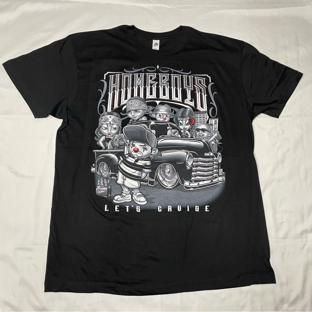 Homeboys Let’s Cruise Chicano California Mexican T-Shirt